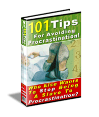 101 Tips for Avoiding Procrastination tips avoiding procrastination