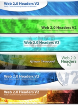 Web 2.0 Headers Version 2 web headers version graphics